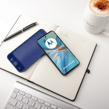 Motorola Moto G75 Suojakuori Kotelo Case (sininen)