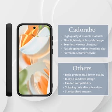Google Pixel 9 PRO Suojakuori Kotelo Case (musta)