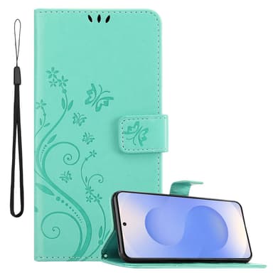 Samsung Galaxy S25 Suojakuori Lompakkokotelo Kukka