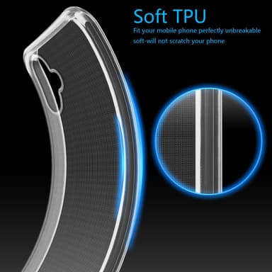 Samsung Galaxy A06 Suojakuori Kotelo Case (Läpinäkyvä)