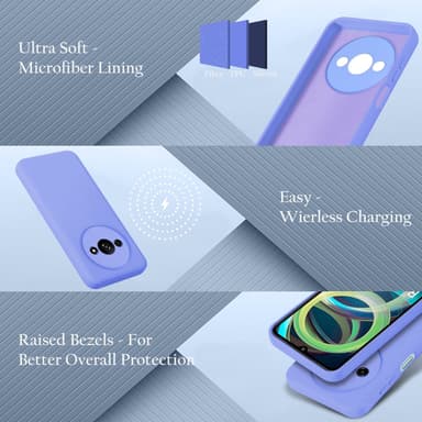 Xiaomi RedMi A3 / A3X Suojakuori Kotelo Case (violetti)