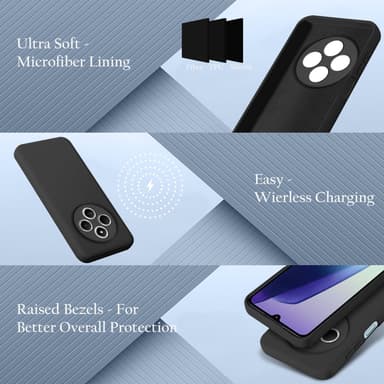 Xiaomi RedMi 14C Suojakuori Kotelo Case (musta)