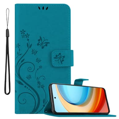 ZTE Blade A75 5G Suojakuori Lompakkokotelo Kukka