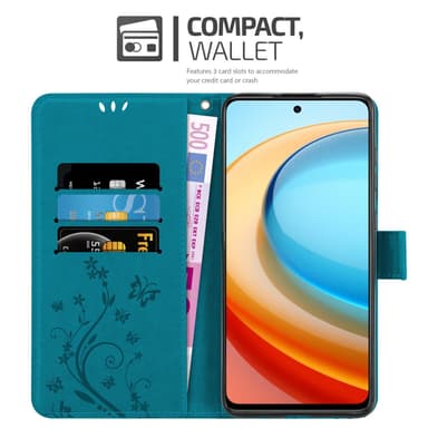 ZTE Blade A75 5G Suojakuori Lompakkokotelo Kukka