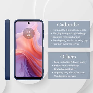 Motorola Moto E14 Suojakuori Kotelo Case (sininen)