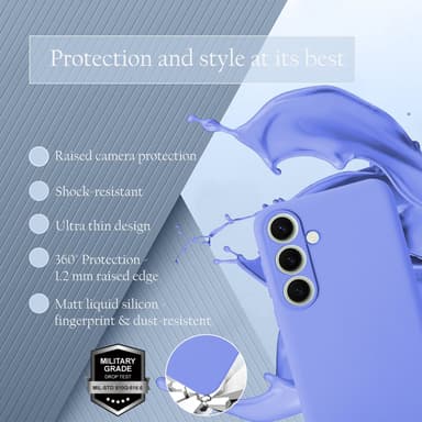 Samsung Galaxy S24 FE Suojakuori Kotelo Case (violetti)