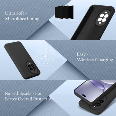 Huawei NOVA 13 Pro Suojakuori Kotelo Case (musta)