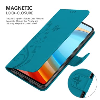 ZTE Blade A75 5G Suojakuori Lompakkokotelo Kukka