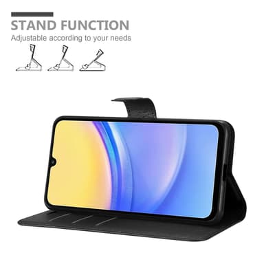 Samsung Galaxy A16 Suojakuori Lompakkokotelo (Musta)