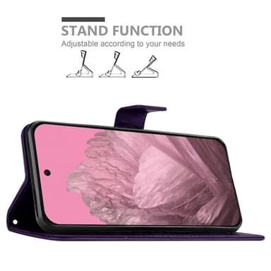Google Pixel 9 Suojakuori Lompakkokotelo Kukka
