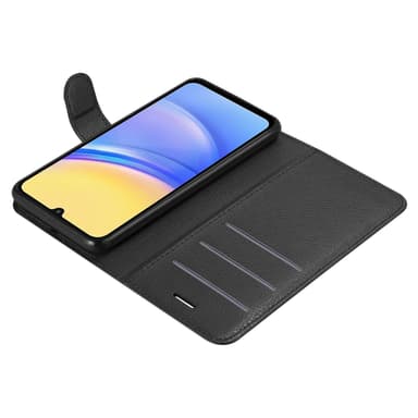 Samsung Galaxy A16 Suojakuori Lompakkokotelo (Musta)