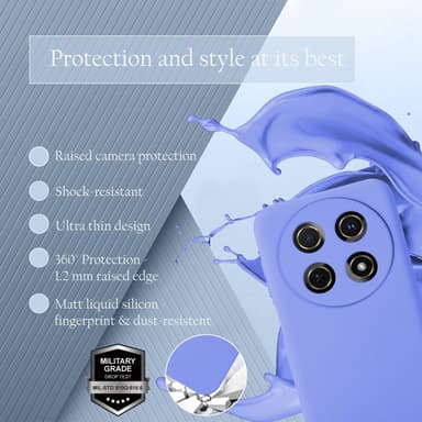 Huawei NOVA 13i Suojakuori Kotelo Case (violetti)