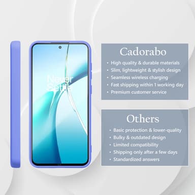 OnePlus Nord CE4 Lite Suojakuori Kotelo Case (violetti)