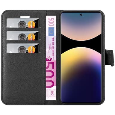 Xiaomi RedMi Note 14 Pro 4G Suojakuori Lompakkokotelo