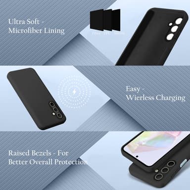 Samsung Galaxy M35 Suojakuori Kotelo Case (musta)
