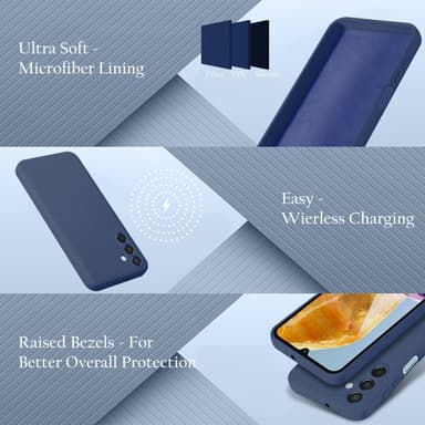Samsung Galaxy M15 Suojakuori Kotelo Case (sininen)