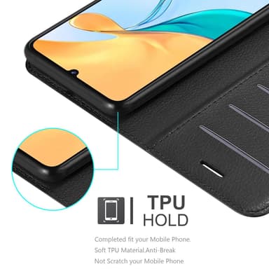 ZTE Blade V50 Vita Suojakuori Lompakkokotelo (Musta)