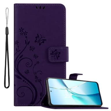 OnePlus Nord CE4 Lite Suojakuori Lompakkokotelo Kukka