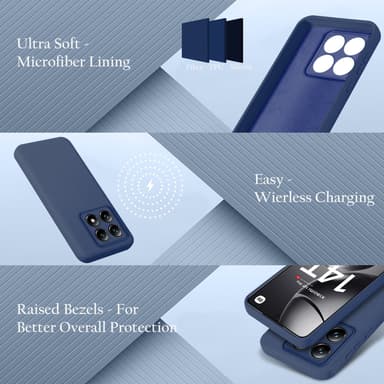 Xiaomi 14T Pro Suojakuori Kotelo Case (sininen)