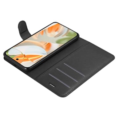 Google Pixel 9 PRO Suojakuori Lompakkokotelo (Musta)