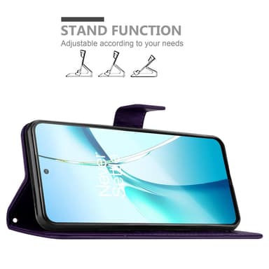 OnePlus Nord CE4 Lite Suojakuori Lompakkokotelo Kukka