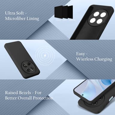 Huawei NOVA 13i Suojakuori Kotelo Case (musta)