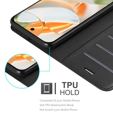 Google Pixel 9 PRO Suojakuori Lompakkokotelo (Musta)