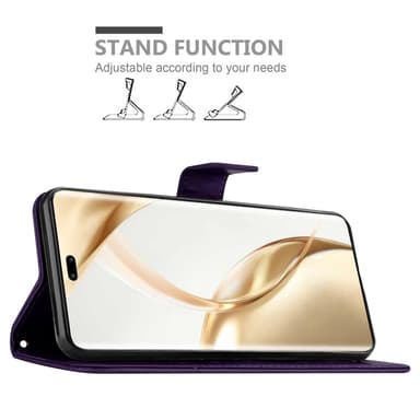 Honor 200 Pro Suojakuori Lompakkokotelo Kukka