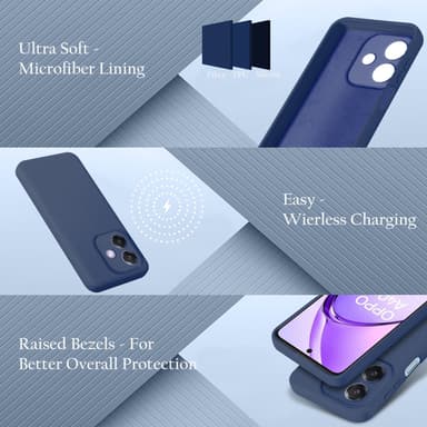 Oppo A40 Suojakuori Kotelo Case (sininen)