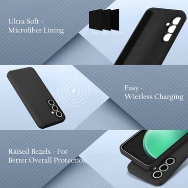 Samsung Galaxy S24 FE Suojakuori Kotelo Case (musta)