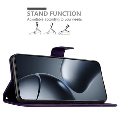 Xiaomi 14T Pro Suojakuori Lompakkokotelo Kukka