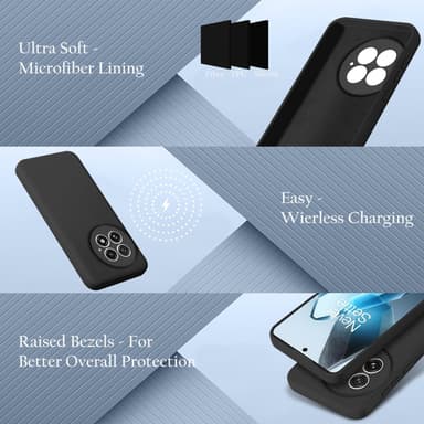 OnePlus 13 Suojakuori Kotelo Case (musta)
