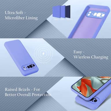 Google Pixel 9 PRO XL Suojakuori Kotelo Case (violetti)