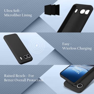 OnePlus Nord 4 Suojakuori Kotelo Case (musta)
