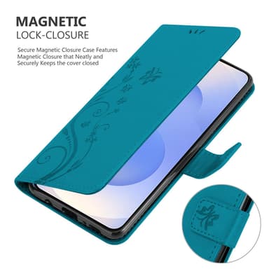 Samsung Galaxy S25 Suojakuori Lompakkokotelo Kukka