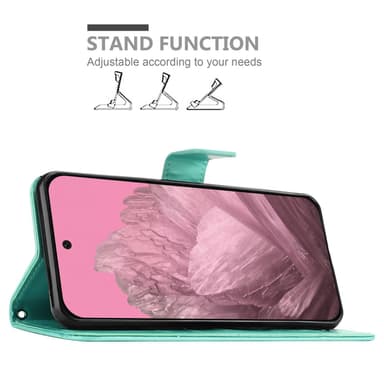 Google Pixel 9 Suojakuori Lompakkokotelo Kukka