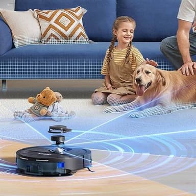 Lubluelu L20 robotti-imuri 4000 Pa:n imuteholla ja LiDAR-navigoinnilla varustettuna