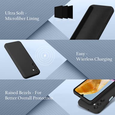 Samsung Galaxy M15 Suojakuori Kotelo Case (musta)