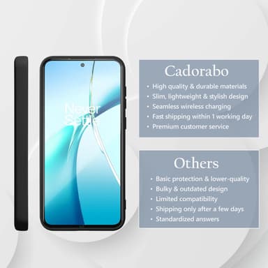 OnePlus Nord CE4 Lite Suojakuori Kotelo Case (musta)