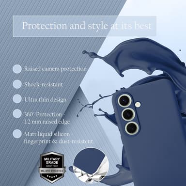 Samsung Galaxy S24 FE Suojakuori Kotelo Case (sininen)