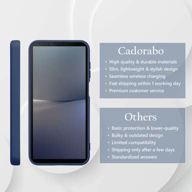 Sony Xperia 10 V Suojakuori Kotelo Case (sininen)