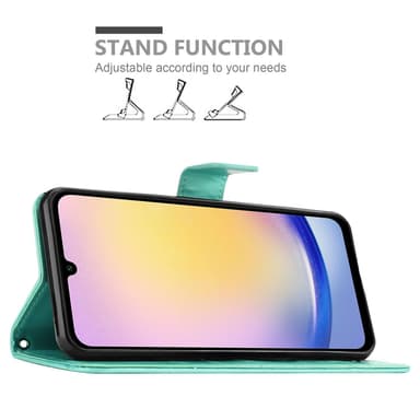 Samsung Galaxy A26 Suojakuori Lompakkokotelo Kukka