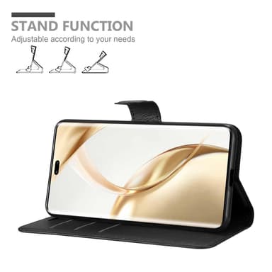 Honor 200 Pro Suojakuori Lompakkokotelo (Musta)
