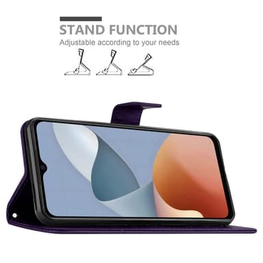 ZTE Blade A54 Suojakuori Lompakkokotelo Kukka