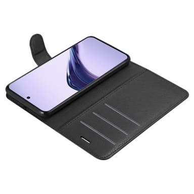 Realme 13 PRO 5G Suojakuori Lompakkokotelo (Musta)