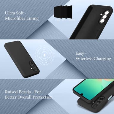 Samsung Galaxy A26 Suojakuori Kotelo Case (musta)