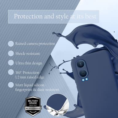OnePlus Nord CE4 Lite Suojakuori Kotelo Case (sininen)