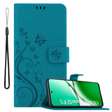 Oppo Reno 12 FS Suojakuori Lompakkokotelo Kukka