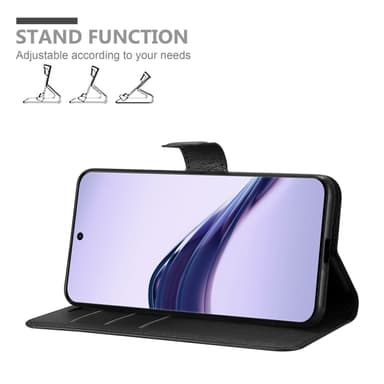 Realme 13 PRO 5G Suojakuori Lompakkokotelo (Musta)