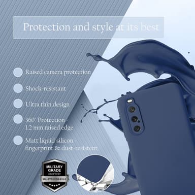 Sony Xperia 10 V Suojakuori Kotelo Case (sininen)